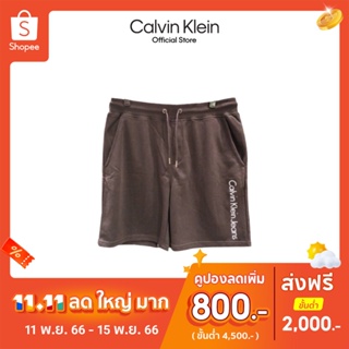 Calvin Klein กางเกงขาสั้นผู้ชาย รุ่น J322261 BEH ทรง REGULAR - สีดำ