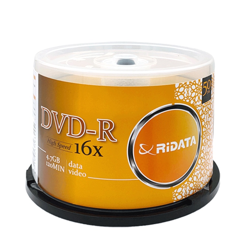 RITEK ไฟล์ข้อมูล dvd-r/dvd+r แผ่นเบิร์นเปล่า 4.7G8.5G แผ่น 50 ชิ้น ...