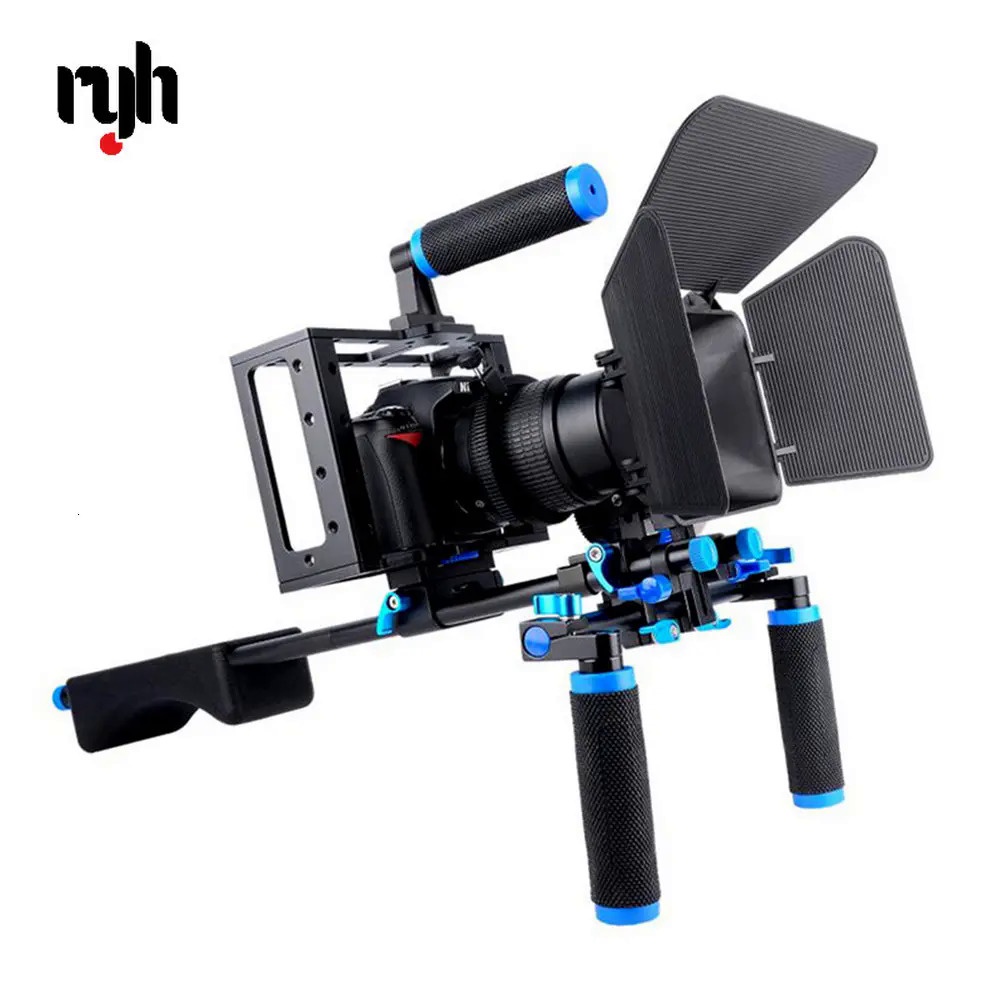 DSLR Rig กล้องกรงชุดไหล่ S Tabilizer ระบบ Video Rig สำหรับ Canon 5D ...