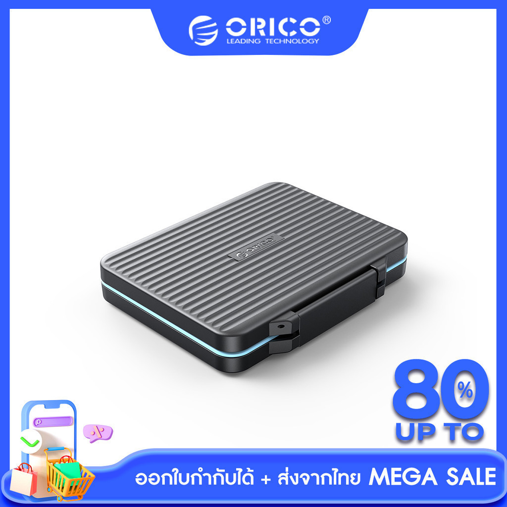 ORICO PHCD Memory Card Waterproof Tough Case for SD microSD TF CF กล่อง
