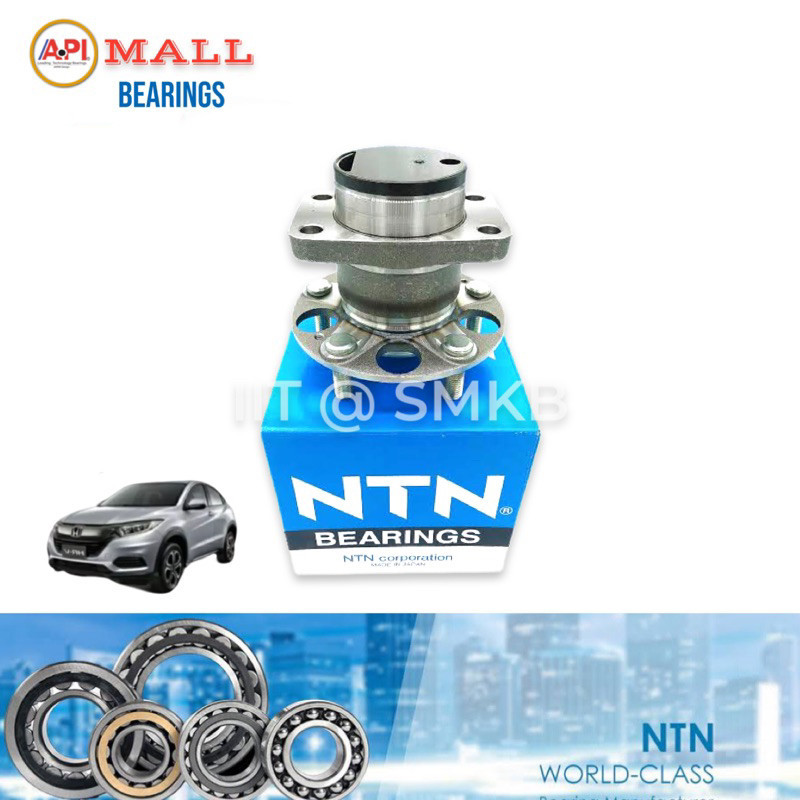 NTN แท้ ABS ลูกปืนล้อหลัง HONDA HRV 5สกรู ดุมลูกปืนล้อ ฮอนด้า เอชอาร์วี ...