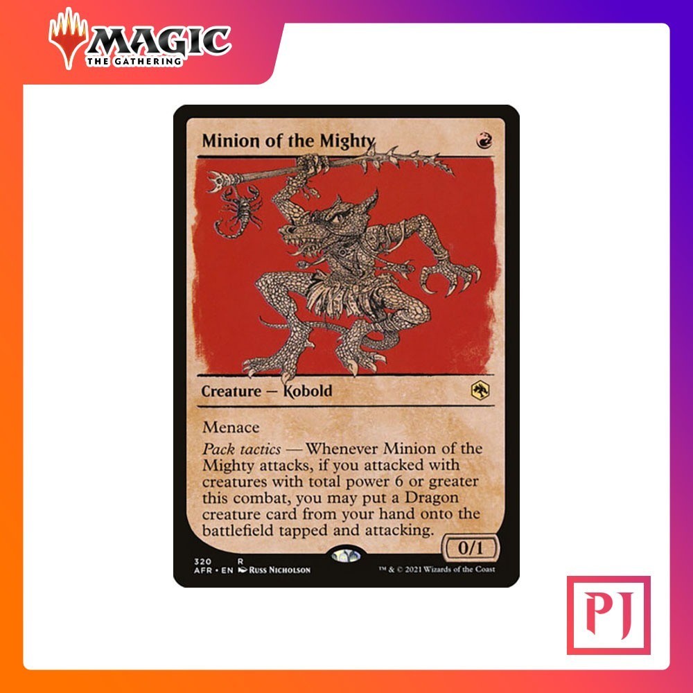 [MTG] Minion of the Mighty (Showcase) [AFR] [RED] [RARE] [NORMAL] [ENG ...