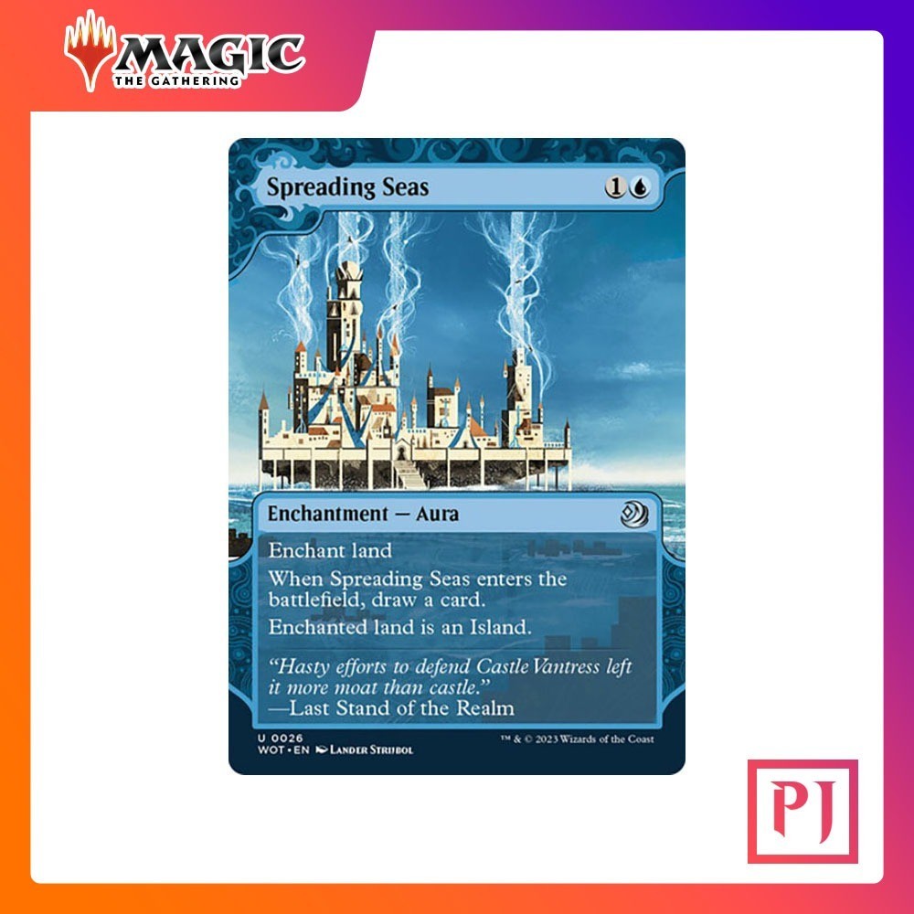 Magic: The Gathering – Spreading Seas (Mari Infiniti) – Carta Common Da Zendikar