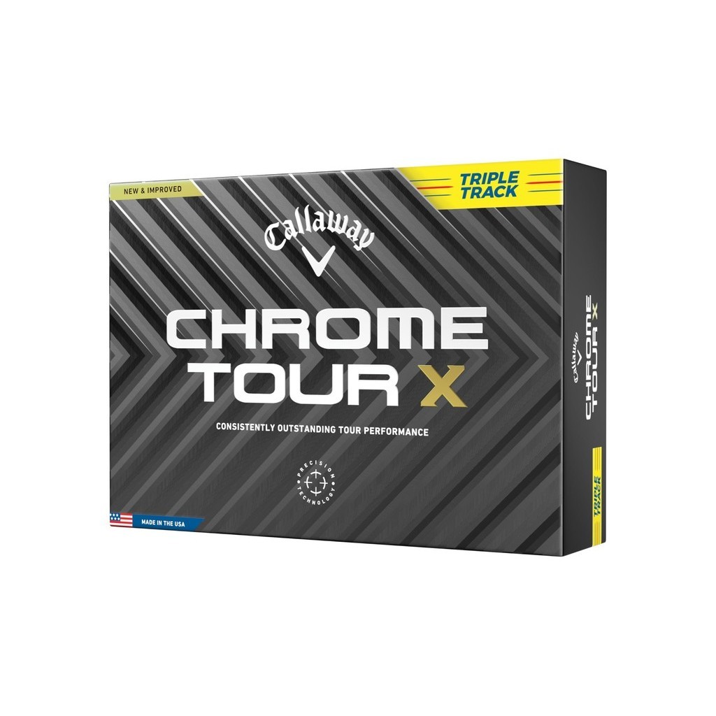 【Direct From Japan】 Callaway Golf Ball CHROME TOUR X YLW 24 TRIPLE