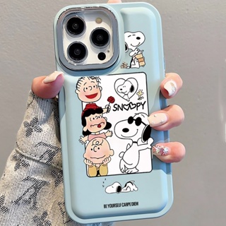 เคสโทรศัพท์มือถือ แบบนิ่ม ลายการ์ตูน Snoopy Charlie สําหรับ iPhone 14Promax 13 12 11 7Plus X XR xsmax