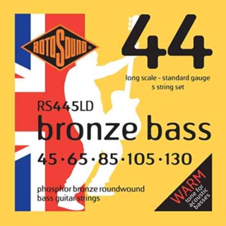 สายเบสโปร่ง 5 สาย โรโตซาว์ด Rotosound RS445LD Phosphor Bronze Acoustic bass