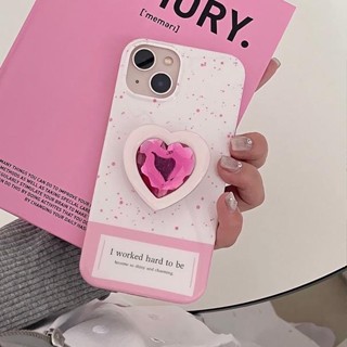 C275 [พร้อมส่งในไทย🐝] เคสไอโฟน iPhone เคสไชนี่แอนชามมิ่งมีกริ๊บตอกหัวใจ