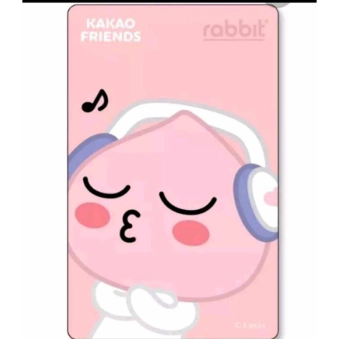 RABBIT CARD KAKAO FRIENDS สำหรับบุคคลทั่วไป(APEACH) | Shopee Thailand
