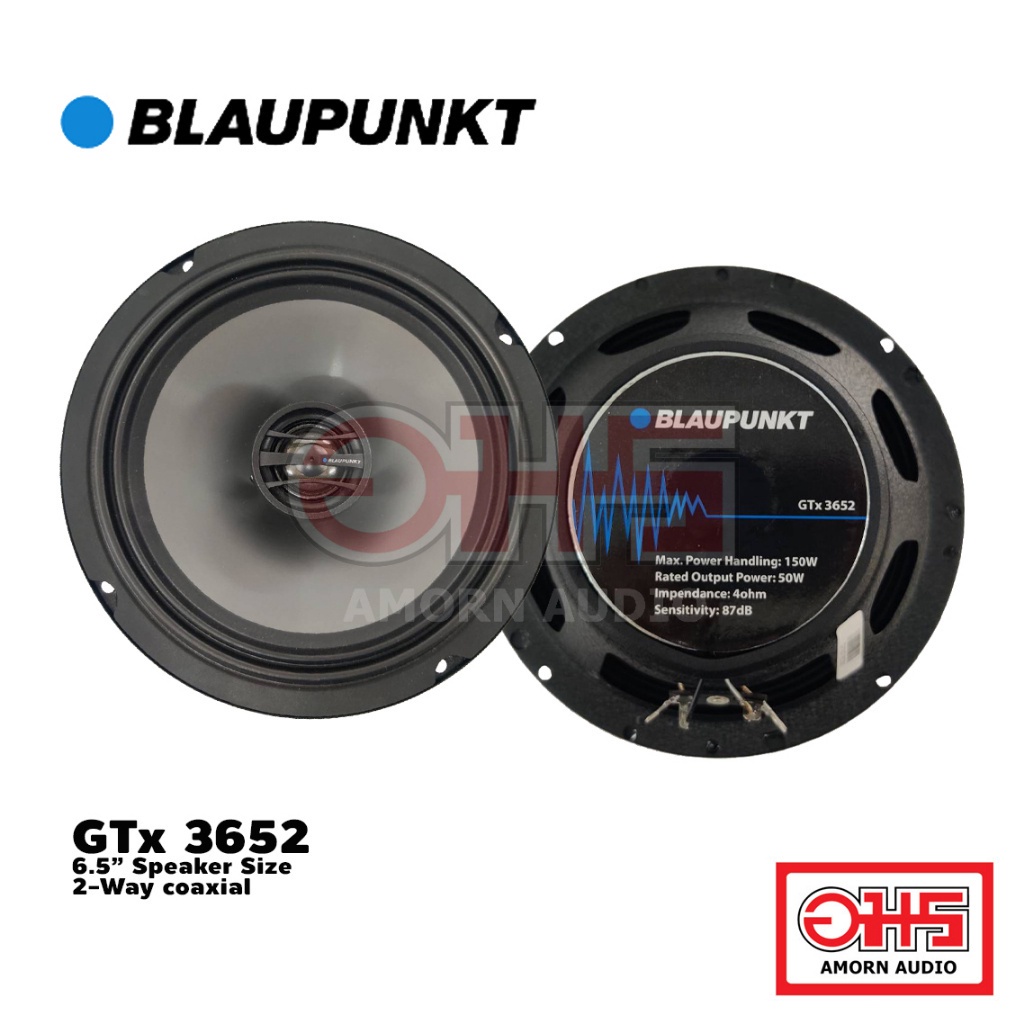 blaupunkt-gtx-3652-ลำโพงแกนร่วม-ขนาด-6-5-นิ้ว-50w-rms