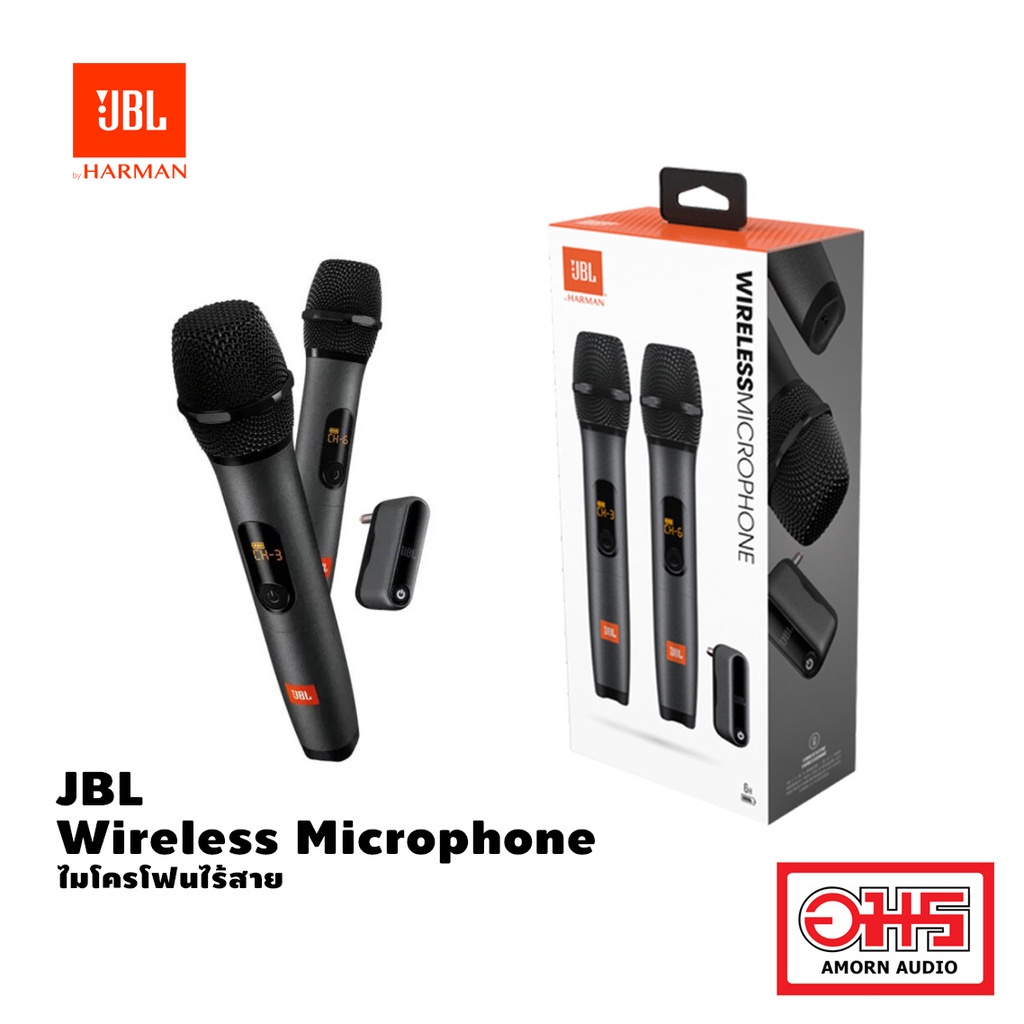 jbl-wireless-microphone-ไมโครโฟนไร้สาย-รับสัญญาณได้ไกลถึง-10-เมตร-amornaudio