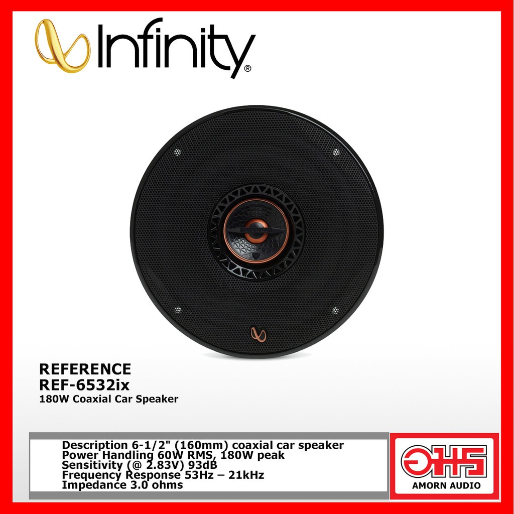 infinity-reference-ref-6532ix-6-1-2-โค้ด-dmay200ลดสูงสุด200-180w-coaxial-car-speaker