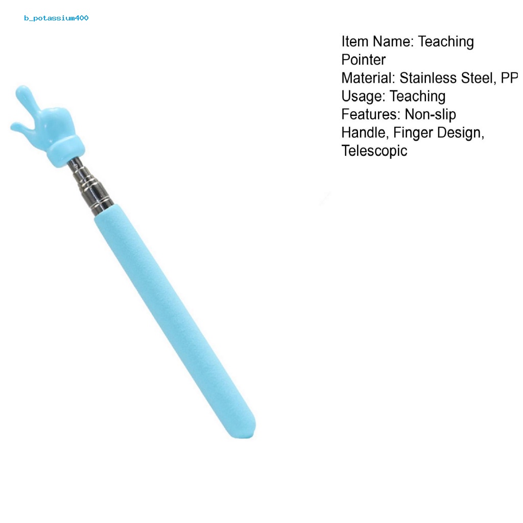 pota-multi-use-teaching-pointer-school-supplies-teacher-presenter-retractable-teaching-pointer-finger-design