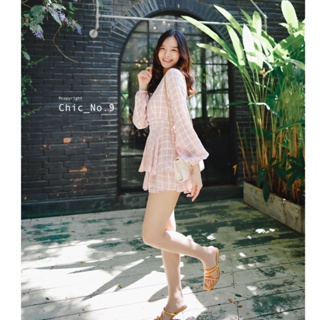 Chic No.9 : จั๊มสูท Sweet Valentine Jumpsuit👋ปัดซ้ายที่รูปเพื่อดูขนาดสินค้า