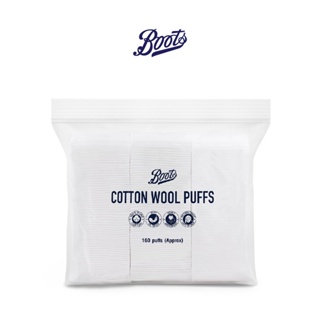 ภาพขนาดย่อสินค้าBOOTS COTTON WOOL PUFFS บู๊ทส์ คอทเทิน วูล พัฟส์ 160 แผ่น