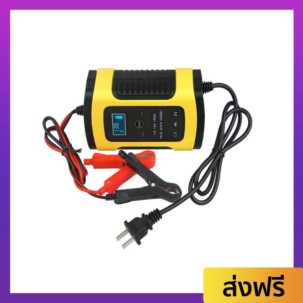 เครื่องชาร์จแบตเตอรี่รถยนต์ FOXSUR 12V 4-100Ah FBC1205D Pulse Repair ...