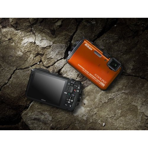 ส่งตรงจากญี่ปุ่น】กล้องดิจิตอล Nikon Coolpix Aw100 Sunshine Orange