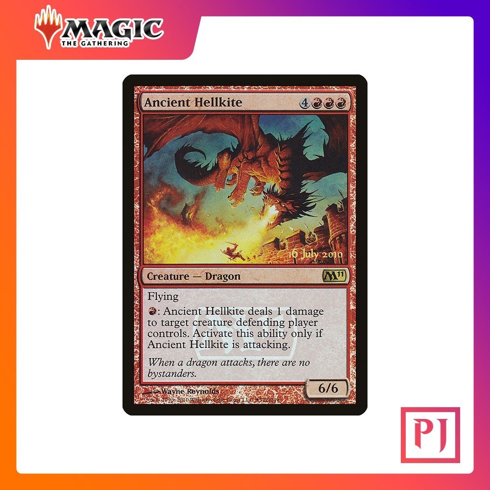 [MTG] Ancient Hellkite (Launch) [M11] [RED] [RARE] [FOIL] [ENG] (การ์ด ...