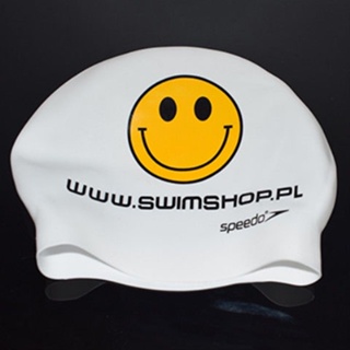 ✷❇₪Speedo/speedo fit hair care พิมพ์โลโก้หมวกว่ายน้ำซิลิโคนกันน้ำสำหรับผู้ชายและผู้หญิง
