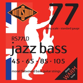 สายเบสโรโตซาว์ด rs77ld jazz bass rotosound rs77ld