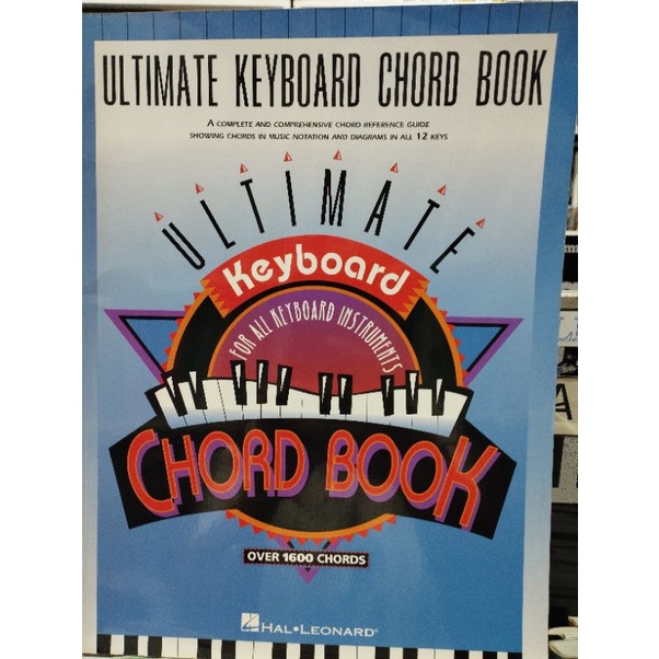 ultimate-keyboard-chord-book-over-1600-chords-073999163803-ลดราคาตำนิปกในเหลืองสันปกยับ