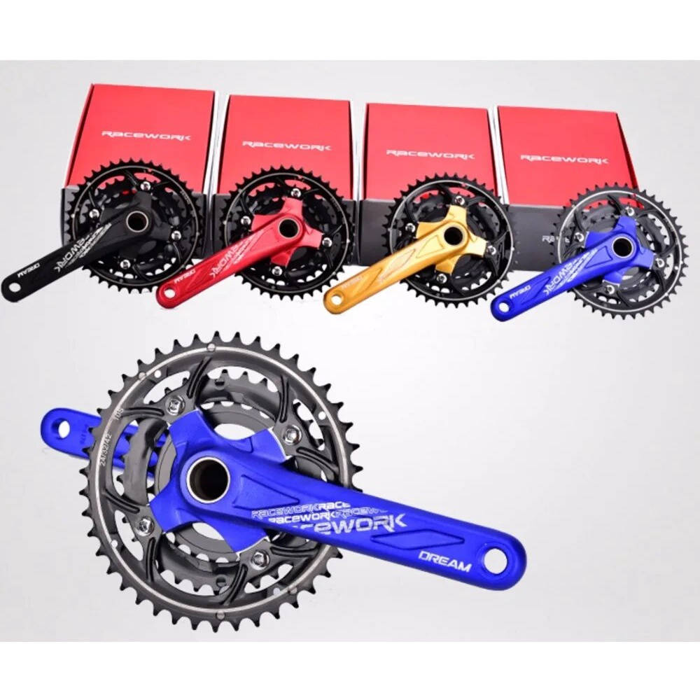 87W RACEWORK Mountain Bike Chainwheel 170MM Crank 223244T Center Axle