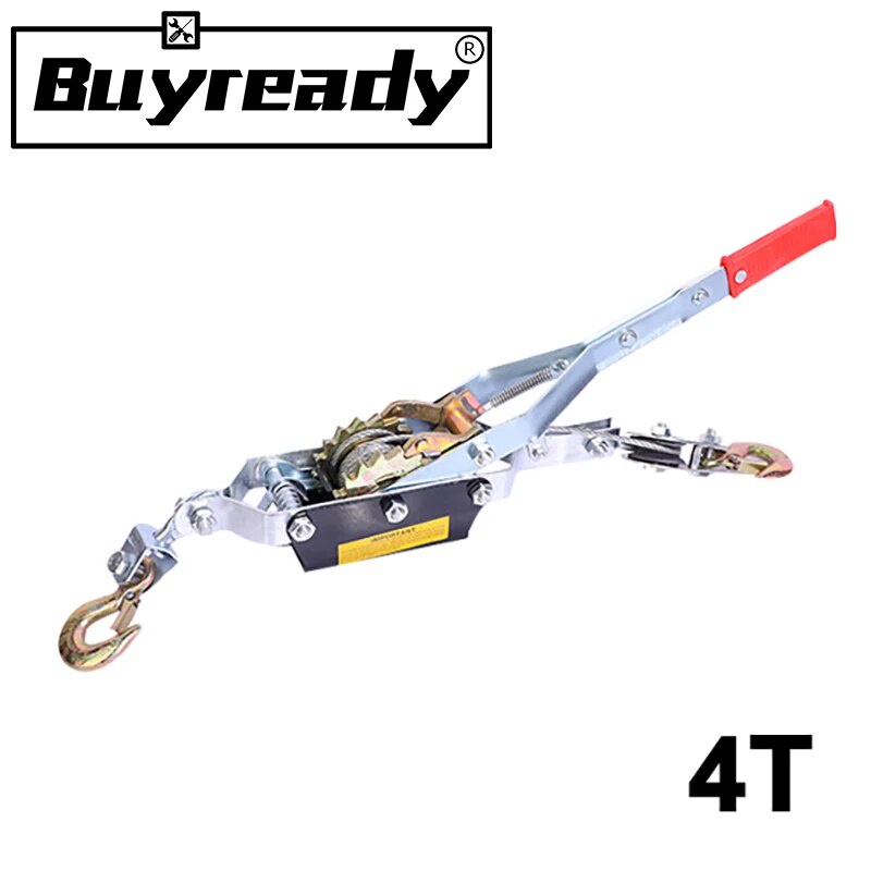 21U 4T 2m Wire Rope Manual Tensioner Ratchet Double Hook Tensioner