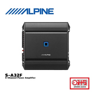  ALPINE S-A32F เพาเวอร์แอมป์ 4-Channel Power Amplifier รุ่น S-Series โมโน 4 ช่องและ 5 ช่อง