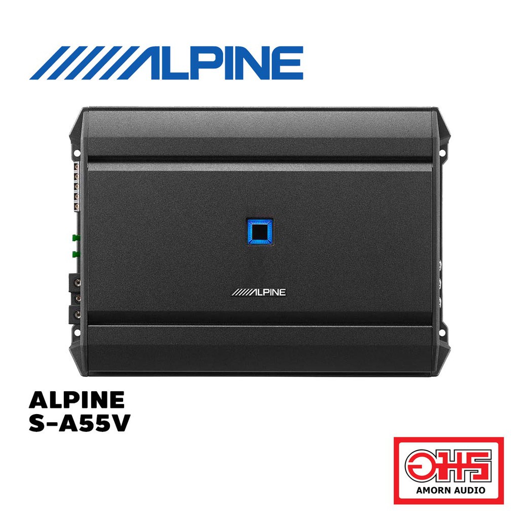 alpine-s-a55v-5-channel-power-amplifier-class-d-1100-watts-max-power-amornaudio-อมรออดิโอ