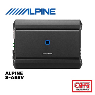 ALPINE S-A55V 5-Channel Power Amplifier Class D 1100 watts max power AMORNAUDIO อมรออดิโอ