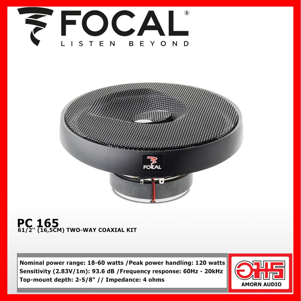 focal-pc-165-ลำโพงติดรถยนต์ขนาด-6-5-นิ้ว-แกนร่วม-amornaudio-อมออดิโอ