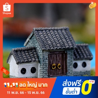 บ้านตุ๊กตาจิ๋ว บ้านตุ๊กตา วิลล่า วู้ดแลนด์ นางฟ้า ชาวไร่ สวน ตกแต่งบ้าน DIY