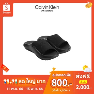 CALVIN KLEIN รองเท้าแตะผู้หญิง รุ่น YW00978 BDS - สีดำ