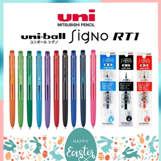 ปากกาเจล UNI Ball SIGNO RT1 รุ่น UMN-155N และ ไส้ปากกา ขนาดหัว 0.38 และ 0.5 MM