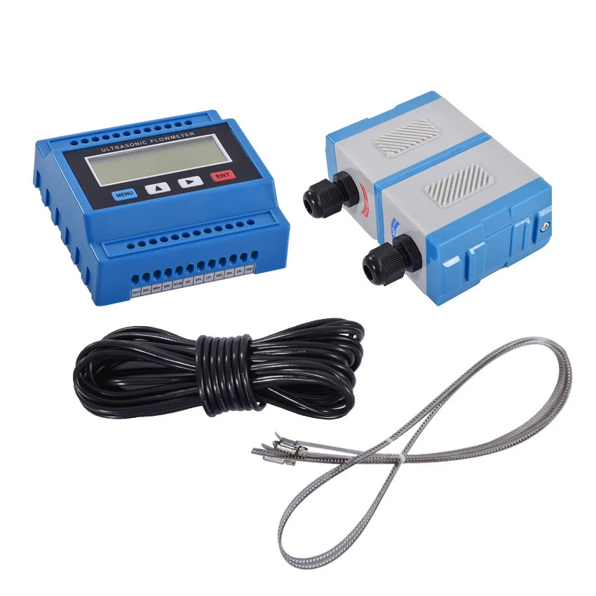 TUF-2000M Ultrasone Vloeistofstroommeter Met Externe Klemsensor DN15-DN6000