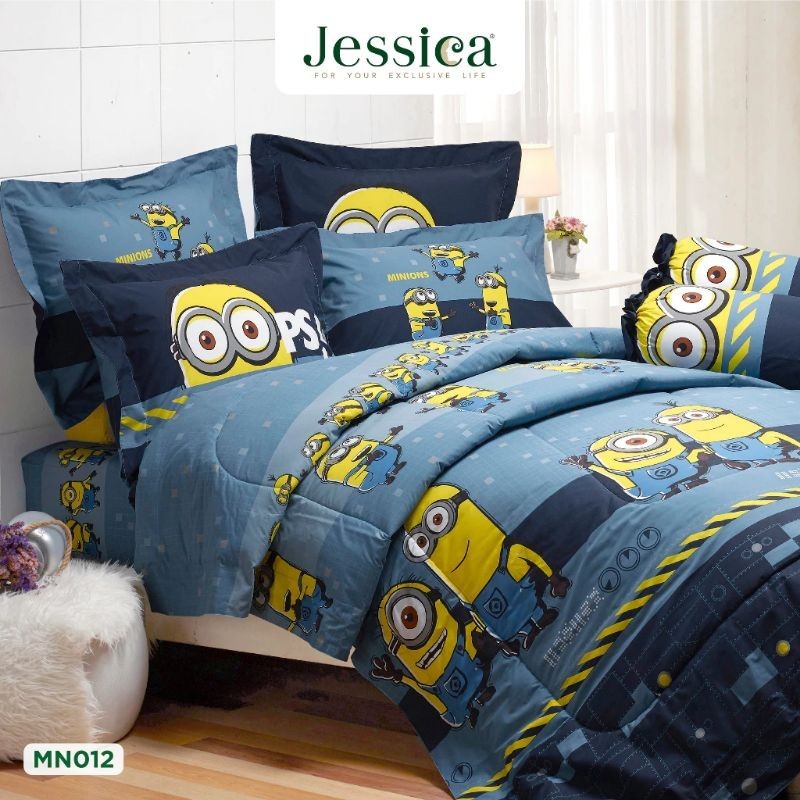 Jessica ผ้าปูที่นอน (ไม่รวมผ้านวม) รุ่น Cotton mix (กันไรฝุ่น) ลาย ...