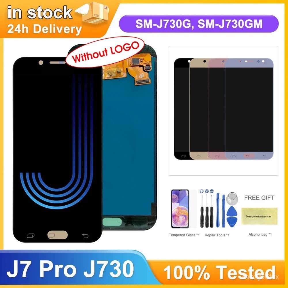 หน้าจอแสดงผลสำหรับ Samsung Galaxy J7 Pro J730 J730F J730G จอแสดงผล Lcd ...