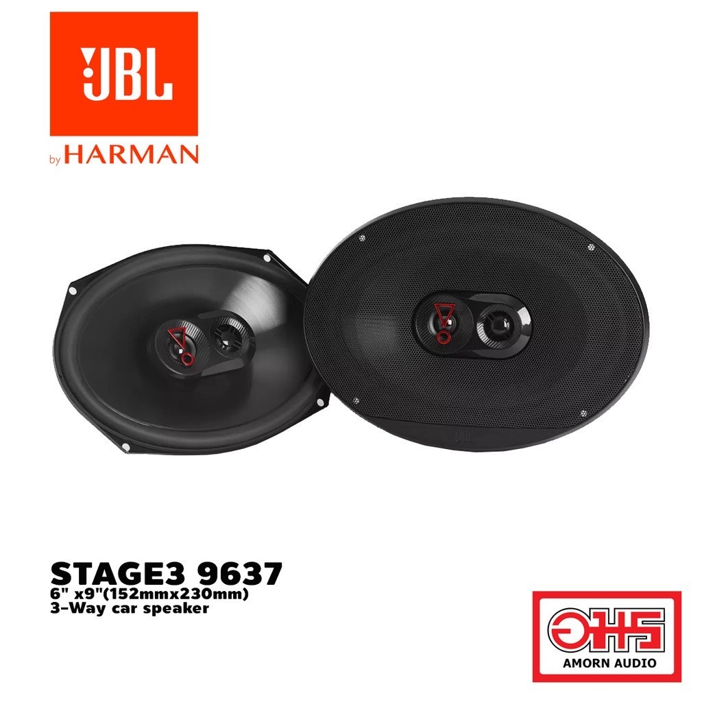 JBL Stage3 6427 4x6" Car Speakers - 175W Dome Tweeter Coaxial Pair (2 Speakers)
