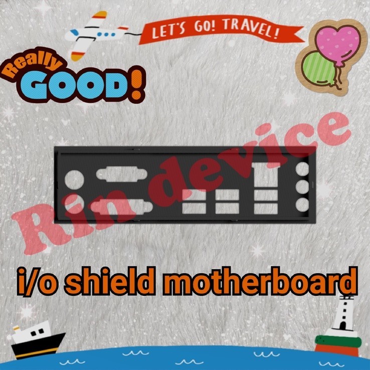 IO Shield for ASUS PRIME B350M-A ATX Motherboard