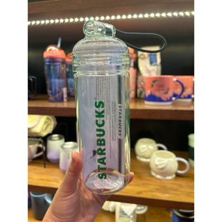 แท้💯⭐️ Starbucks® New Greens Gradient Water Bottle 14oz. ขวดน้ำสตาร์บัคส์พลาสติก ใหม่2023