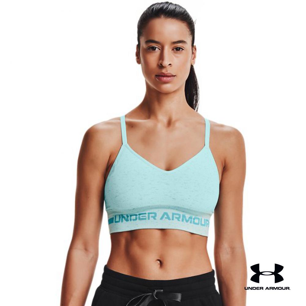 Under Armour Women's UA Seamless Low Long Heather Sports Bra อันเดอร์