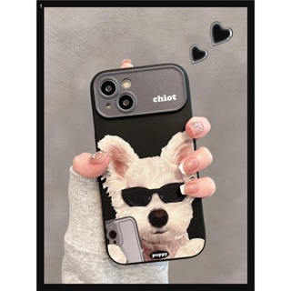 เคสโทรศัพท์มือถือ กันกระแทก ลายการ์ตูนลูกสุนัขตลก สร้างสรรค์ สําหรับ Apple Iphone 14ProMax 13 12pro
