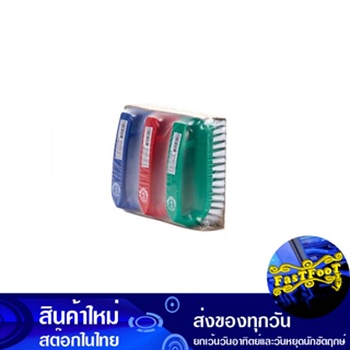 แปรงขัดพื้นทรงเตารีด ขนแปรงPP (แพ็ค3ชิ้น) สมอ Anchor Iron-Shaped Floor Brush