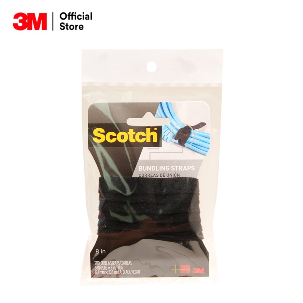 3m-สก๊อตซ์-ที่รัดสายไฟสำหรับอุปกรณ์ไฟฟ้า-scotch-rf8010-bunding-straps-black