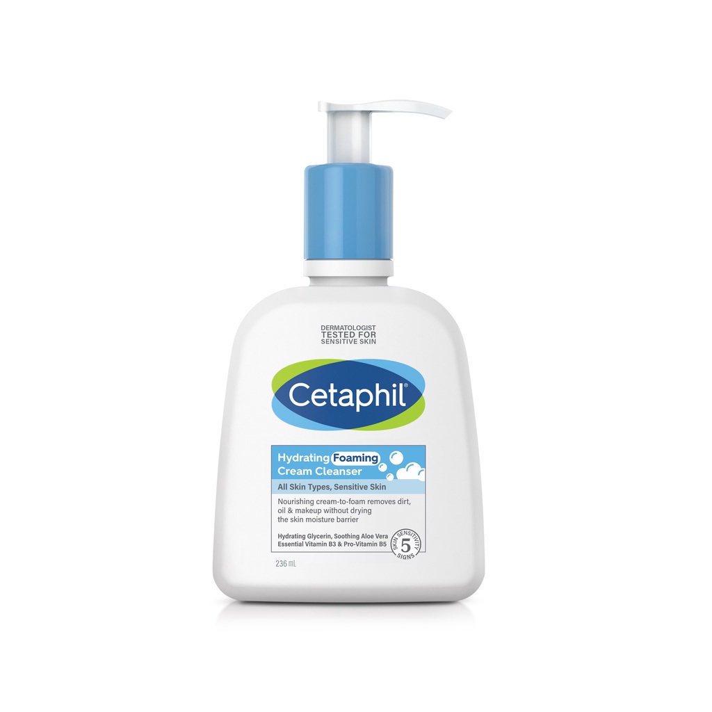 ใหม่-cetaphil-hydrating-foaming-cream-cleanser-236-ml-เซตาฟิล-ไฮเดรติ้ง-โฟมมิ่ง-ครีม-คลีนเซอร์-236-มล