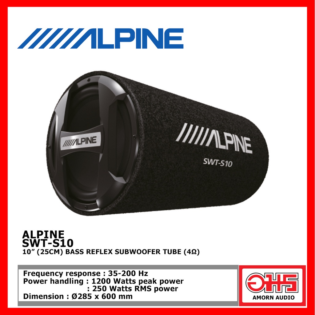 alpine-swt-s10-10-25cm-bass-reflex-subwoofer-tube-4-ทีมีกำลัง-1200-watts