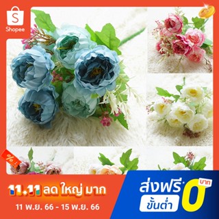 Pota ดอกโบตั๋นประดิษฐ์ DIY สําหรับตกแต่งสวน งานแต่งงาน ปาร์ตี้ พร็อพถ่ายภาพ 1 ชิ้น