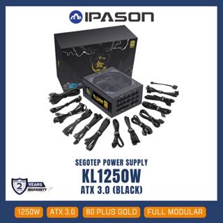 SEGOTEP POWER SUPPLY (อุปกรณ์จ่ายไฟ) KL1250W ATX 3.0 (BLACK) 80 PLUS GOLD FULL MODULAR รับประกัน 2 ปี โดย Devas IPASON