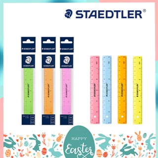 ไม้บรรทัดพลาสติก Staedtler รุ่น 562 สีใส พาสเทล นีออน คละสี ขนาด 15 ซม. และ 30 ซม.