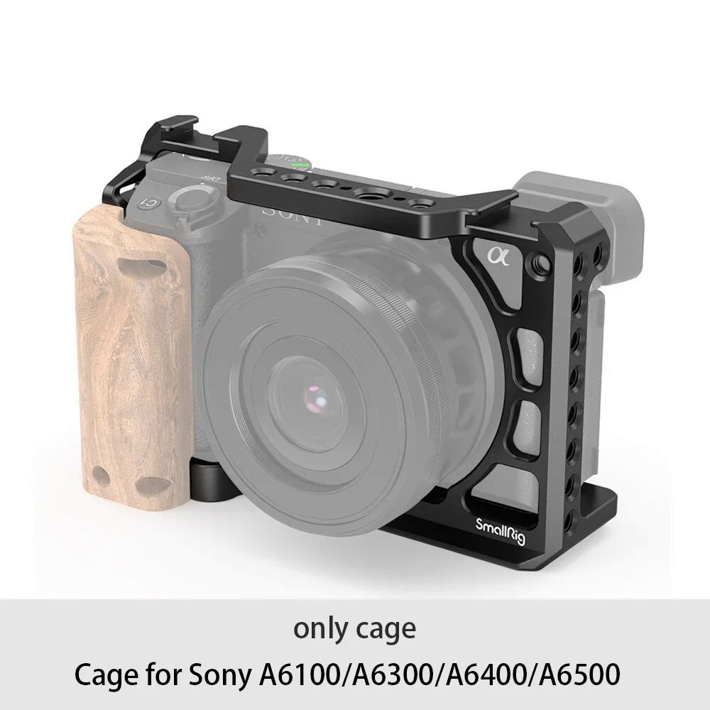 SmallRig DSLR กล้อง Cage Rig สำหรับ Sony A6100 A6300 A6400กล้อง Grip ...