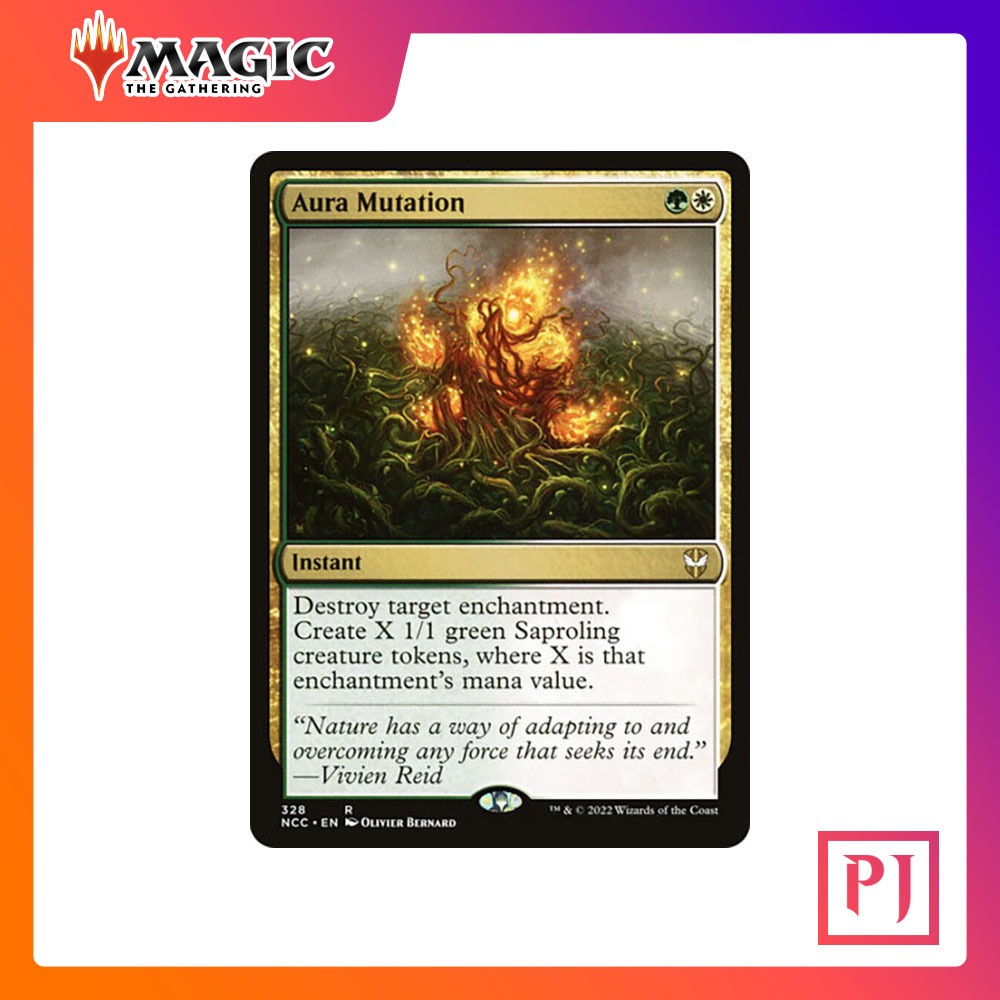 [MTG] Aura Mutation [NCC] [MULTI] [RARE] [NORMAL] [ENG] (การ์ดเมจิค ...